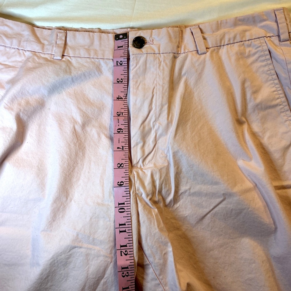 Brooks Brothers Advantage Chino Shorts Mens 36 Light Pink Stretch Lightweight - Picture 5 of 7